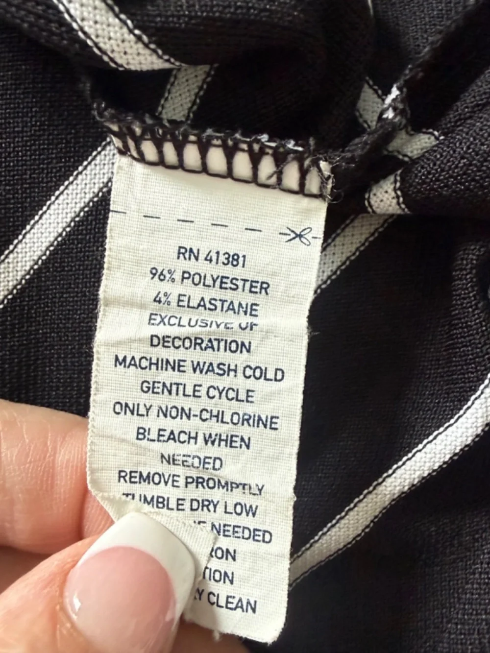 Polo Ralph Lauren Performance Black & White Stripe Polo Shirt XL Mens